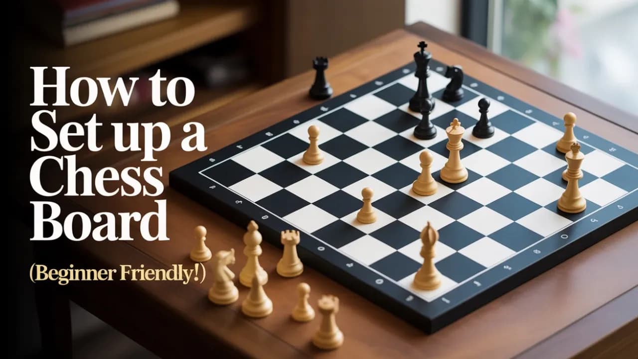 Perfect Chess Board Set-Up Beginners Guide To Follow